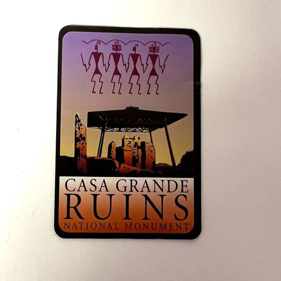 Casa Grande Ruins Refrigerator Magnet, Tourist Souvenir Magnet - Picture 1 of 2